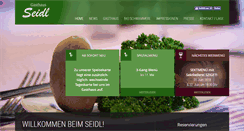 Desktop Screenshot of gasthaus-seidl.at